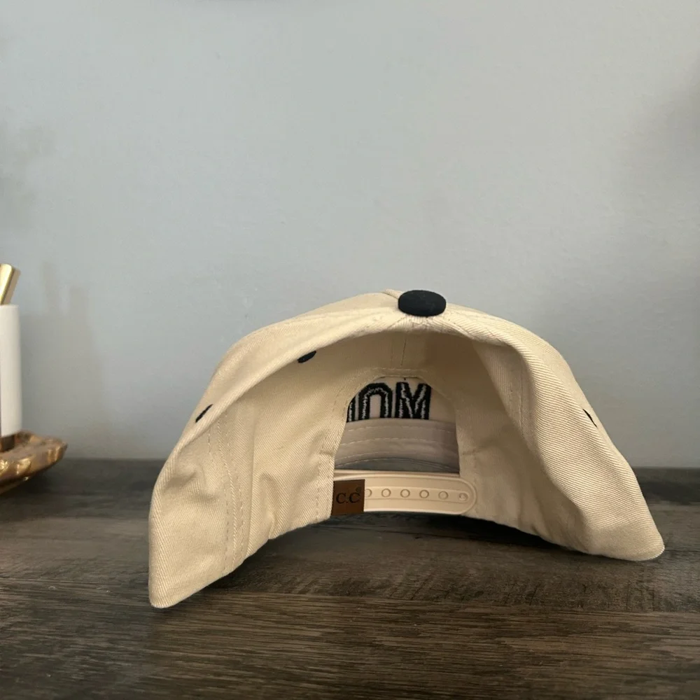 DOG MOM Puff Embroidered Trucker Hat - Picture 4 of 4